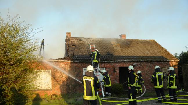 Dachstuhlbrand in Hatzum