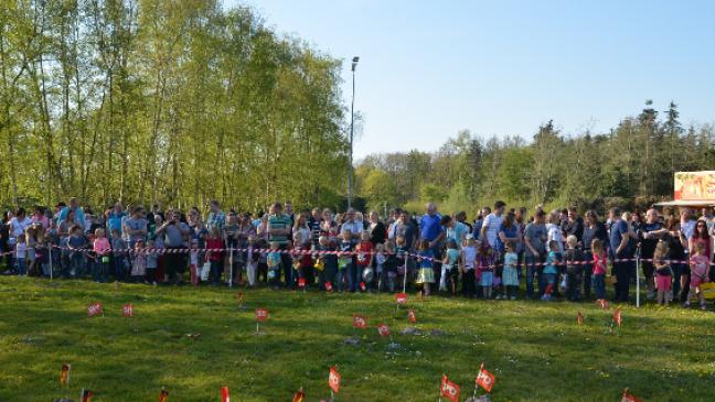 200 Kinder beteiligten sich an der Eiersuche