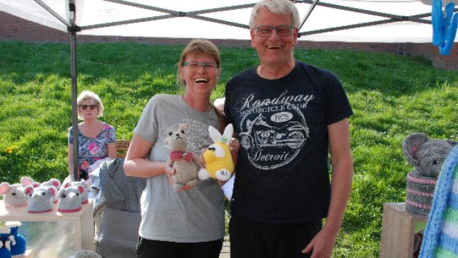 Kein Ostermarkt ohne Häkelhase