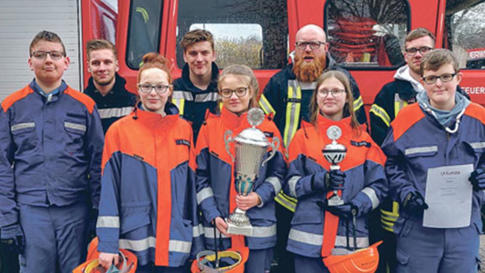 Die Jugendfeuerwehr aus Diele war bei den »Osterspielen« in Stapelmoor nicht zu schlagen.  © Foto: Feuerwehr Stapelmoor