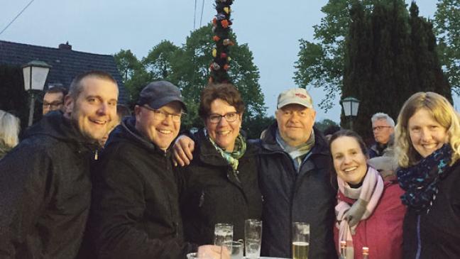 Aufstellen, bewachen und feiern