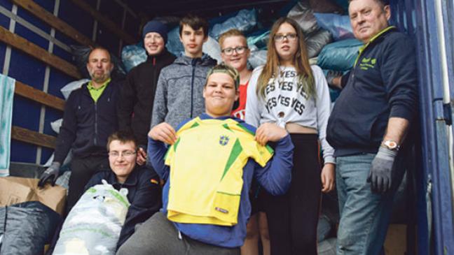 Über elf Tonnen Kleider