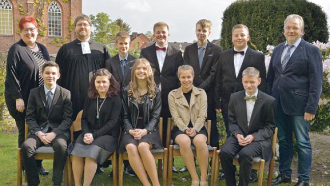 Neun Jugendliche in Wymeer konfirmiert