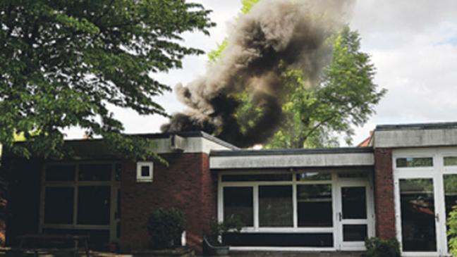 Brand im Kindergarten