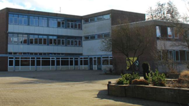 Fluchttreppen für die Oberschule