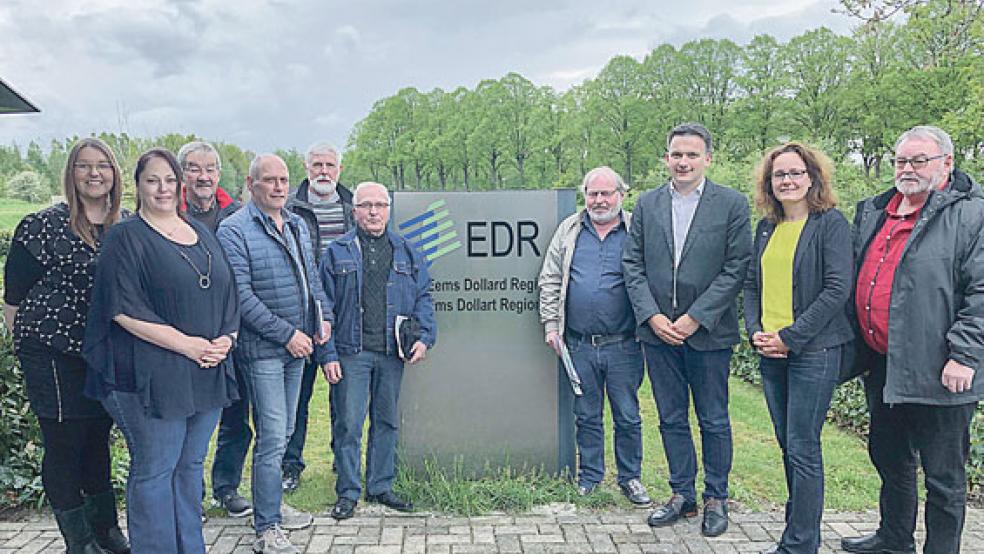 INTERREG-Geschäftsführerin Ilona Heijen (Zweite von rechts) empfing die Bunder Sozialdemokraten in der EDR-Geschäftsstelle in Bad Nieuweschans und informierte sie über die Förderprogramme der vergangenen Jahre. © Foto: SPD Bunde