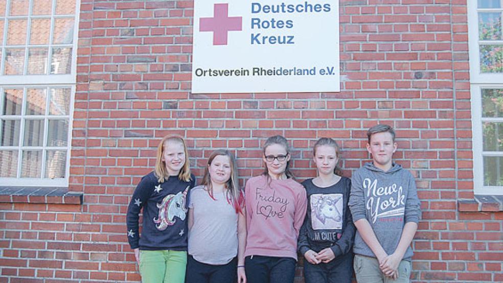 Sie sind SIRI (von links): Sina Henriette, Kim, Lona, Lotta und Jann-Luca. Auf dem Bild fehlen Joris und Oliver. © Foto: Hoegen