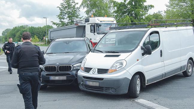 Unfall geht glimpflich aus - niemand verletzt