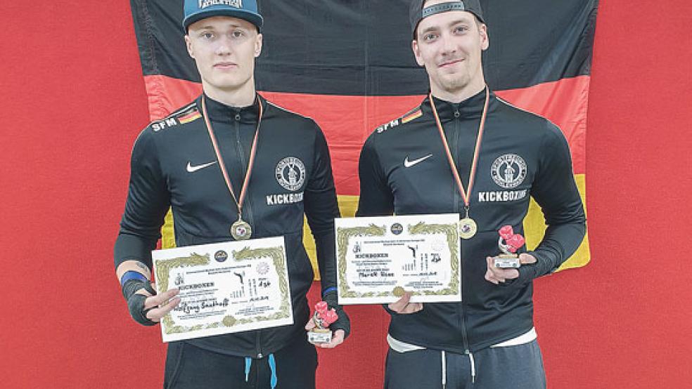 Gingen als Sieger aus dem Ring: Wolfgang Saathoff und Marek Haan (rechts). © Foto: privat
