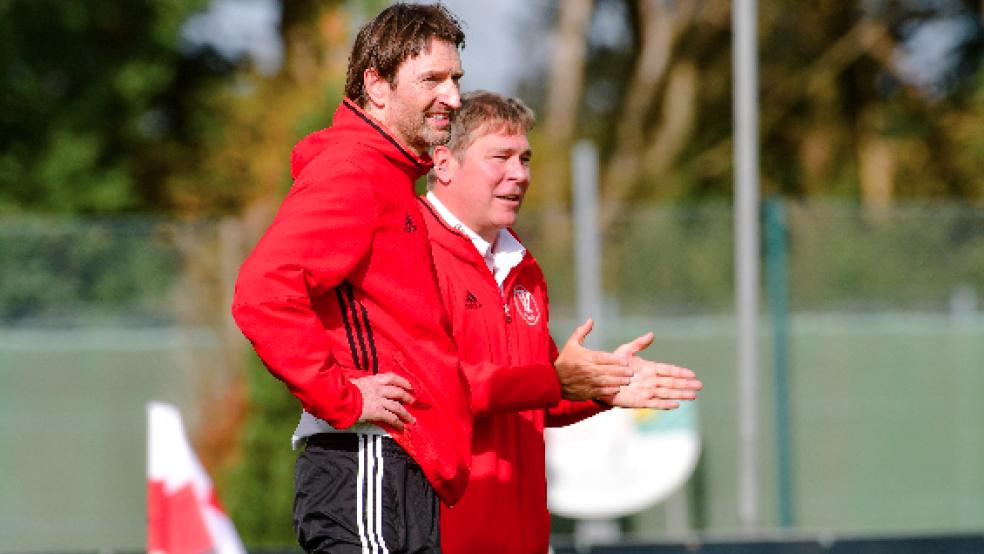 Sie verlassen den TV Bunde: Günter Geerdes und Ralph Schmidt. © Bruins