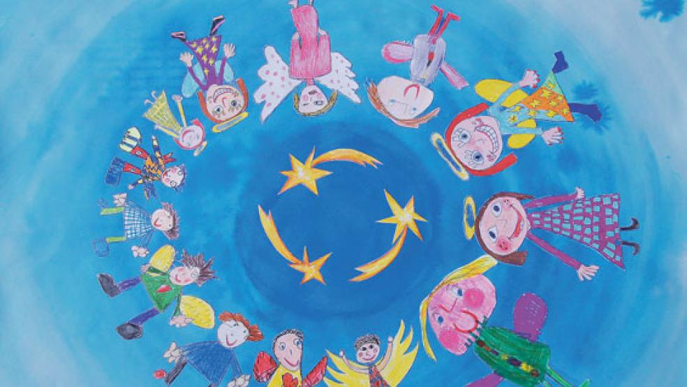 Mit diesem Bild hat die Kreativ-AG einen Preis gewonnen hat. © Foto: LFZ