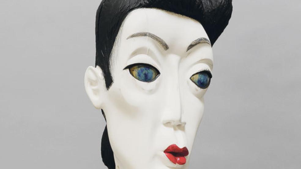 Dieses räumliche Arbeit von Eveline van Duyl hat den Titel »Melancholic Girl«. © Foto: privat