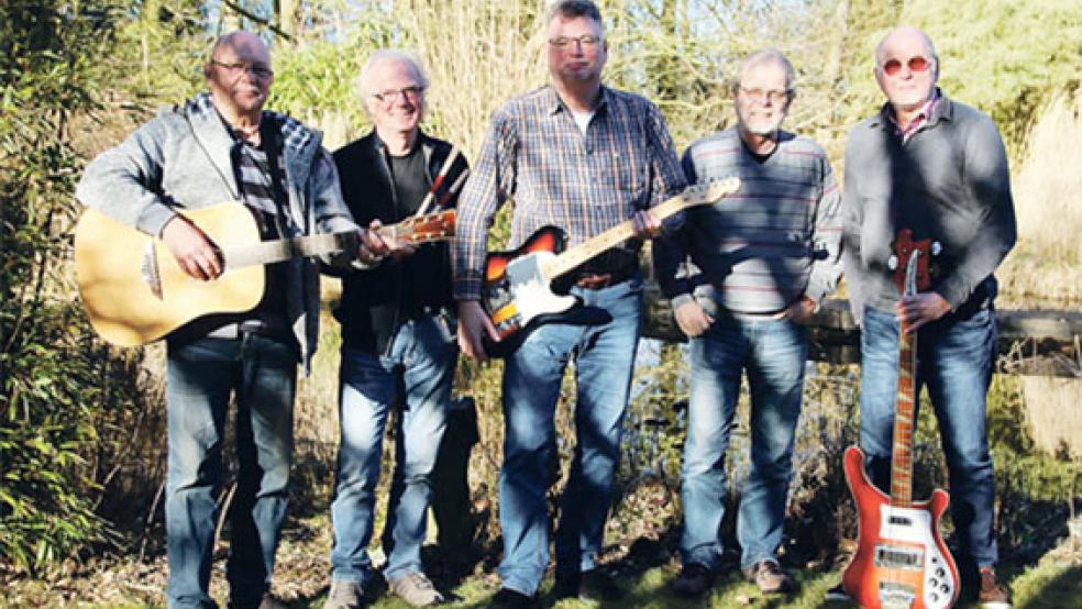 Die Band »Brothers & Friends« mit (von links) Bernd Schmaler, Werner Krüger, Klaus Bayerl, Werner Tschuschke und Günter Schmaler. © Foto: privat
