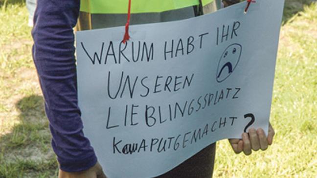 Hügel wird nicht wieder aufgeschüttet