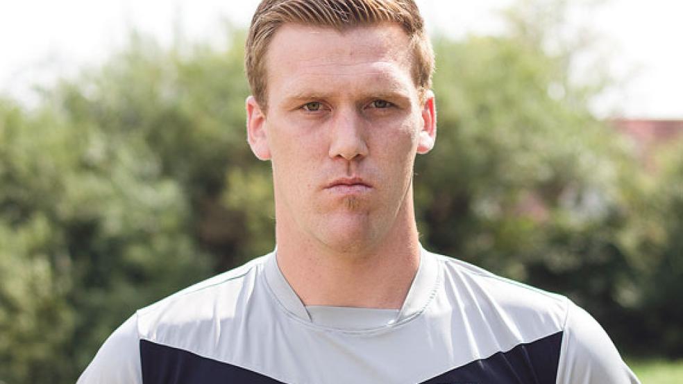 Vier Mal musste Bingums Timo Bosma am Sonntag hinter sich greifen. © Foto: Ostendorp