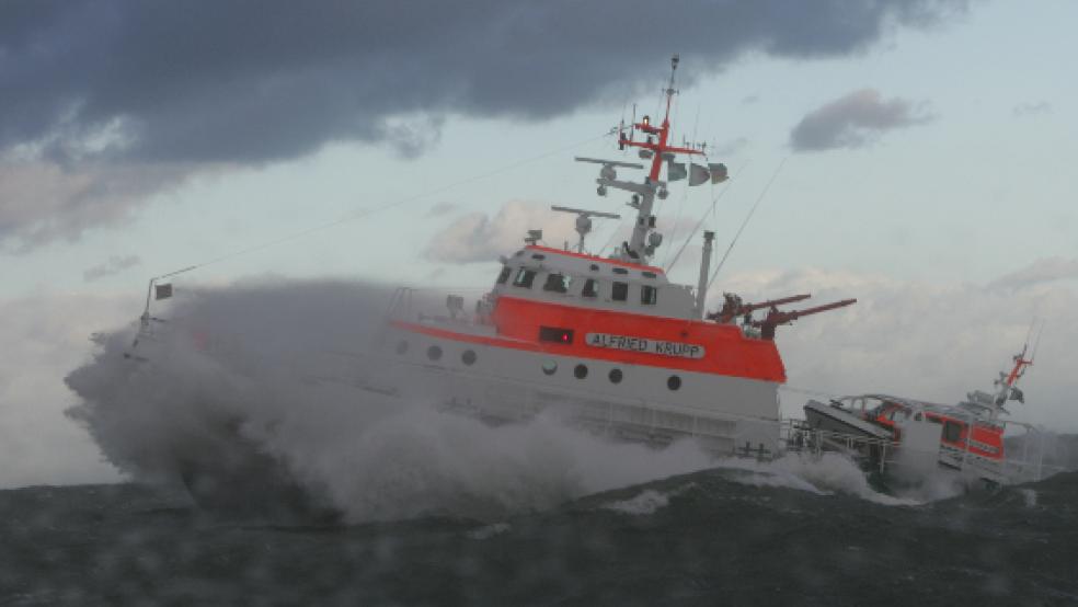 Mit dem Seenotrettungskreuzer 