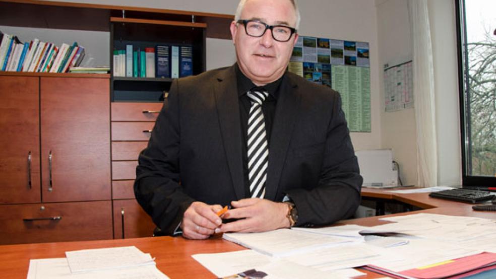 Bürgermeister Hans-Peter Heikens hat die für Montag geplante Ausschusssigtzung zum Thema Krippenplätze abgesagt. © Foto: Hanken