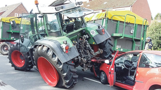 Twingo kracht in Traktor