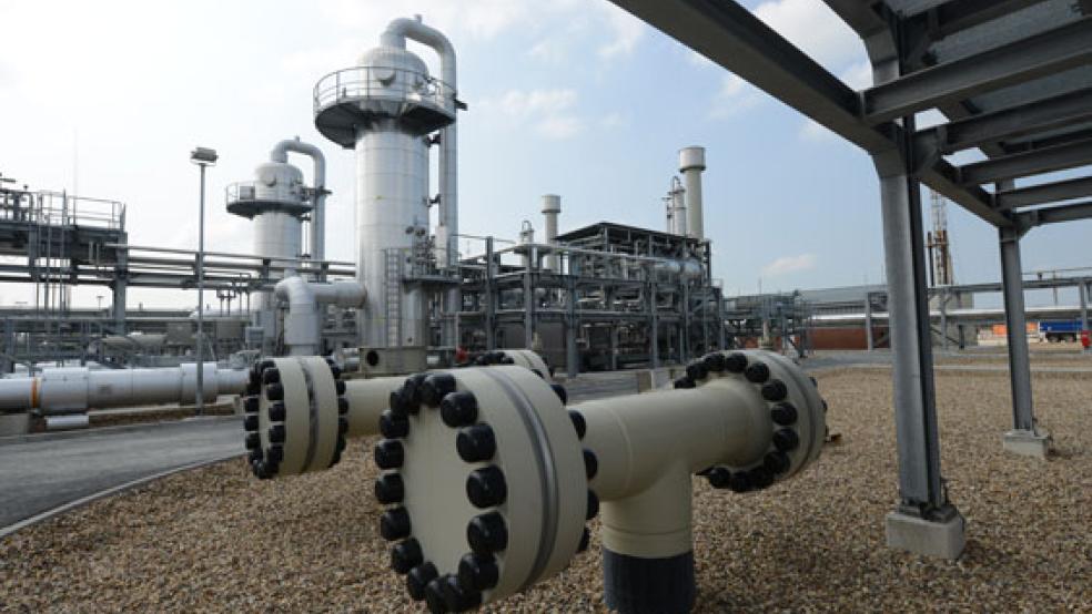 Die Gazprom-Tochter Astora betreibt neben der EWE in Jemgum Erdgasspeicher. © Foto: Astora
