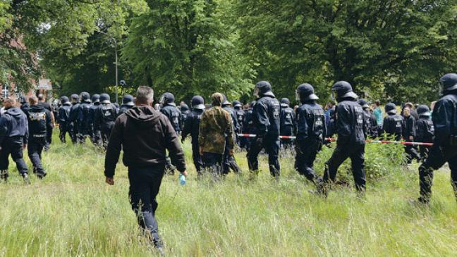 Großübung mit knapp 240 Polizisten