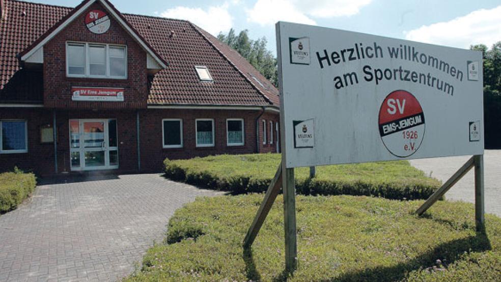 Im ehemaligen Schützenhaus im Sportzentrum des SV Ems Jemgum wird zum August eine Krippengruppe für 15 Kinder eingerichtet. © Foto: Szyska