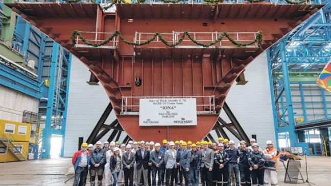 Zeremonie mit Marmor aus Schottland