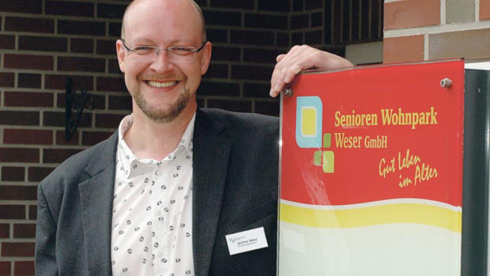 Der 38-jährige Jochen Maas ist neuer Einrichtungsleiter der Seniorenresidenz »Zur Baumschule« in Weener. © Foto: Szyska