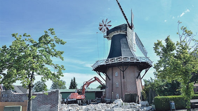 Stall abgerissen: Mühlenplatz wird neu gestaltet