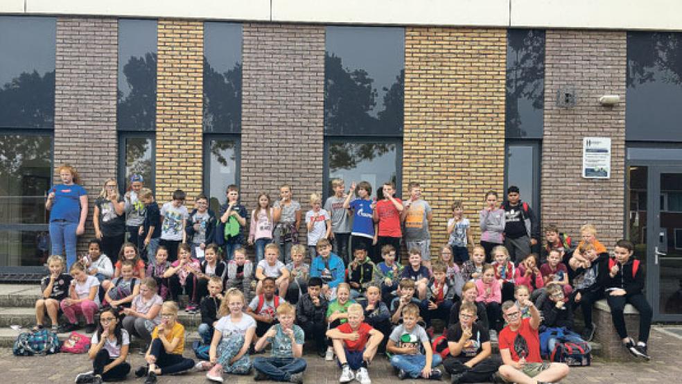 Die Bunder Grundschüler haben sich mit den niederländischen Grundschülern gut verstanden. © Fotos: Grundschule