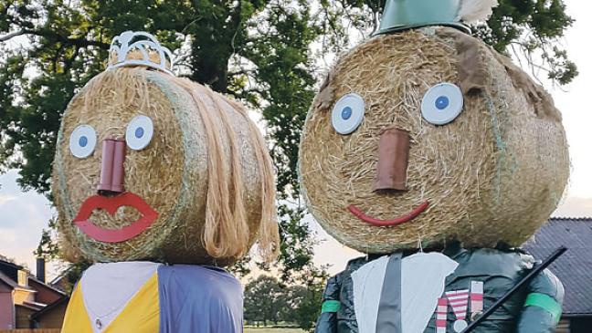 Vier Meter hohe Schützen