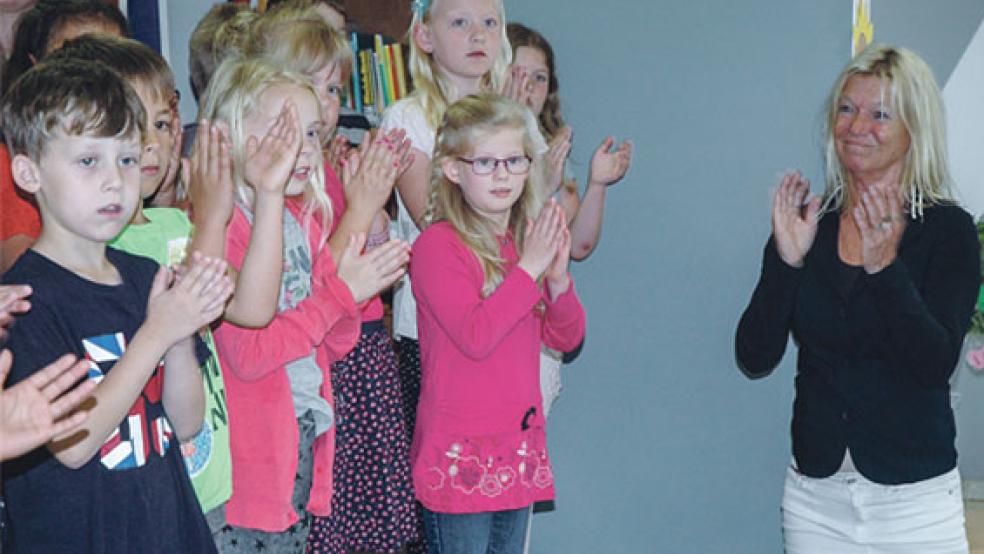 Viel Beifall gab es heute für Mechthild Tammena. © Szyska