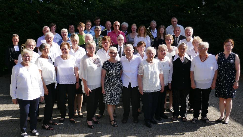Die Mitwirkenden des Jubiläumsgottesdienstes. © Foto: Hermann Swart