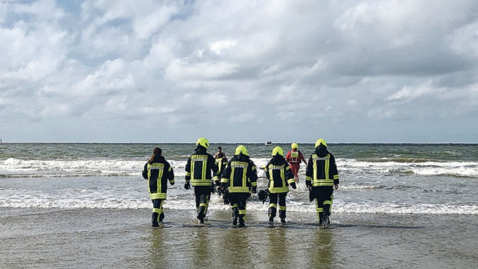 Die Feuerwehr war gestern auf Norderney im Einsatz. © Foto: Feuerwehr (Stürenburg, jun)
