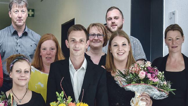 Altenzentrum: Drei neue Pflegefachkräfte