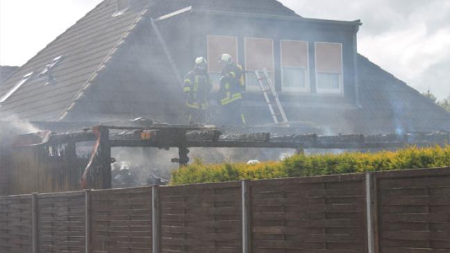 Feuerwehr rettet Wohnhaus