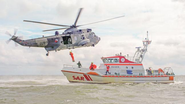 Windenmanöver mit Windsurf-Profi