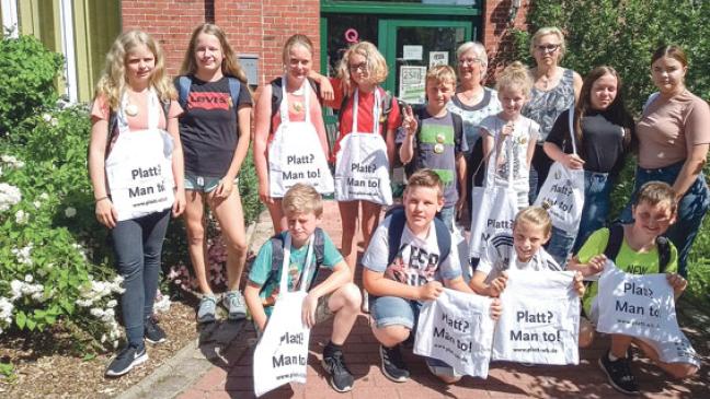 Plattdüütsk-Kinder in der Stadtbücherei