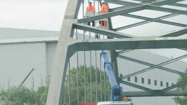 Brücken-Kontrolle in Halte