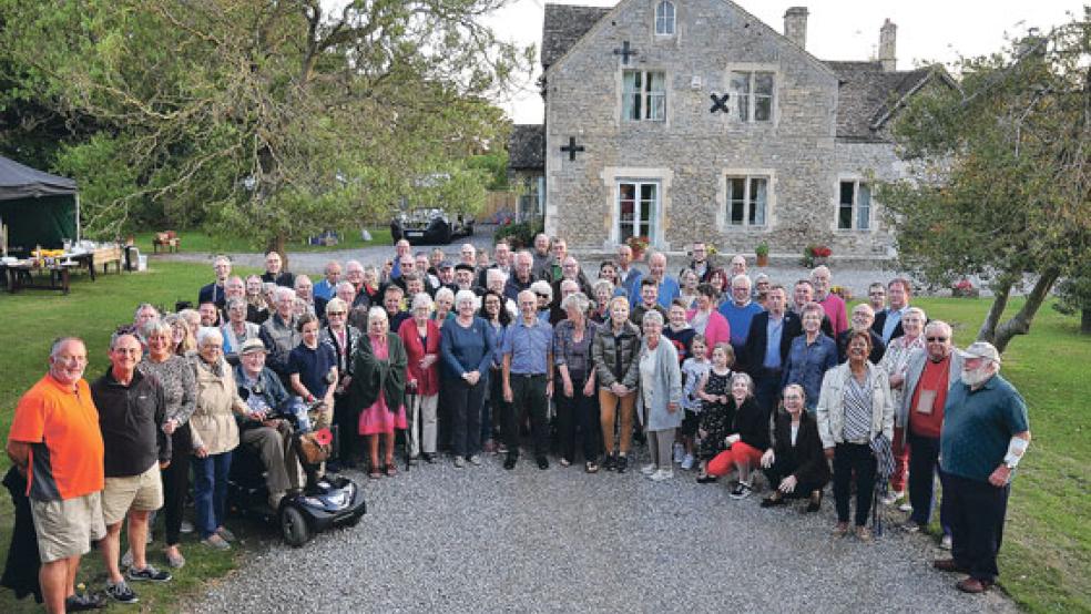 Im Garten von Doug Ross gab es zum Abschluss des Besuchs ein großes Grillfest © Fotos: Wolters
