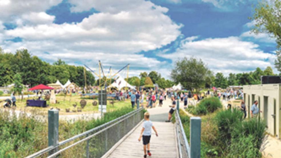 Rund 20.000 Besucher kamen am letzten Veranstaltungstag der Blumenschau im Papenburg Stadtpark. © Foto: Stadt Papenburg