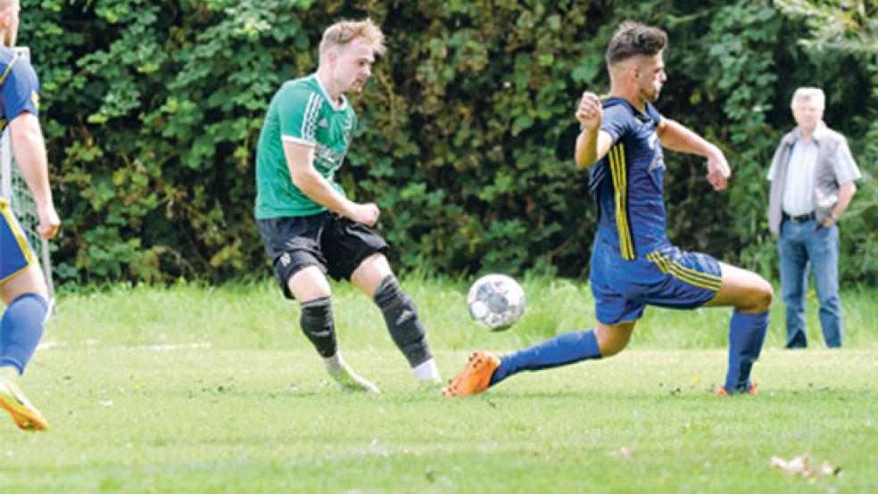 Marco Roelfs hatte eine der wenigen guten Gelegenheiten für die Bingumer. © Foto: Bruins