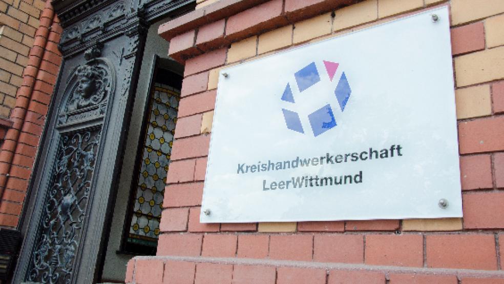 Das Haus der Kreishandwerkerschaft in Leer. In den vergangenen Tagen wurde die Interessenvertretung der Handwerksbetriebe von dramatischen Entwicklungen überrollt. © Hanken
