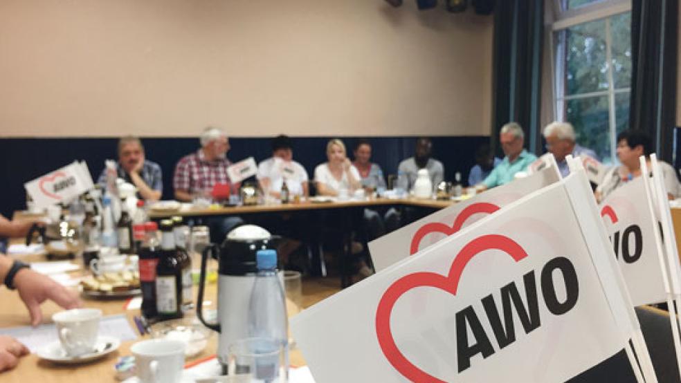 Der Kreisverband der Arbeiterwohlfahrt (AWO) tagt alle vier Jahre und war jetzt zum ersten im Rheiderland zu Gast beim Ortsverein Wymeer-Boen in der Alten Schule an der Boenster Hauptstraße. © Foto: Kuper