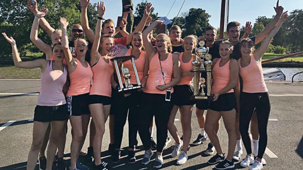 Doppelsieg für die »Hornets« aus dem Rheiderland. Sie gewannen nicht nur den Königs-, sondern auch den Rheiderlandcup. © Fotos: Ammermann