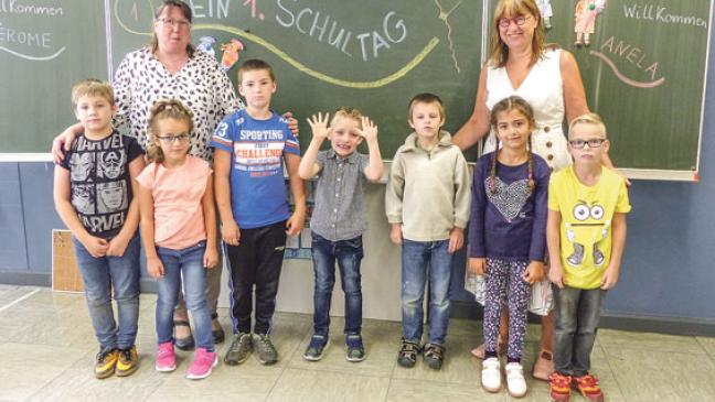 Drei ABC-Schützen an der Pestalozzischule