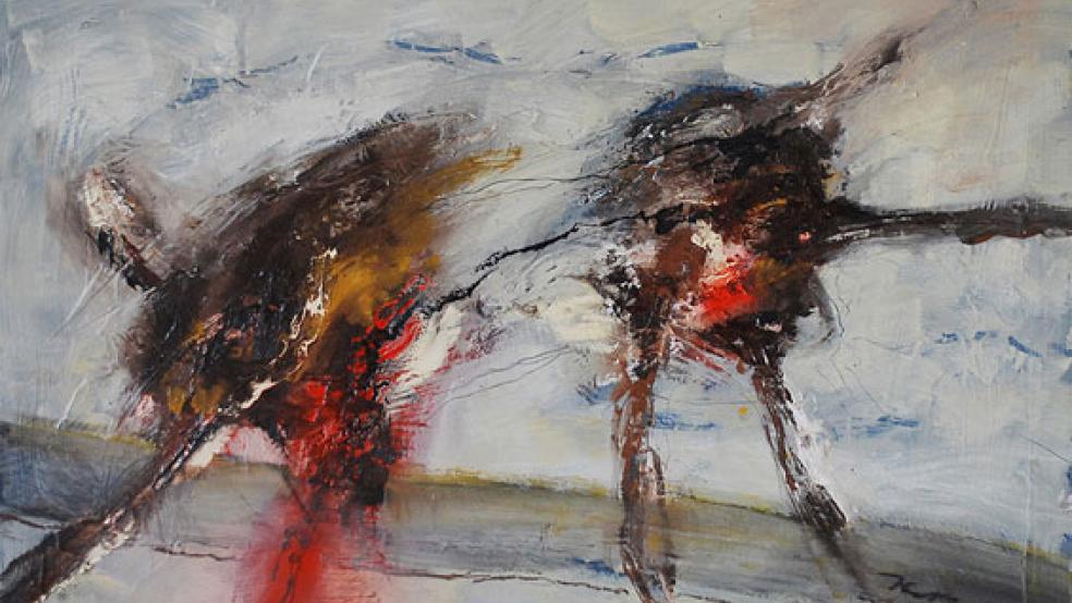 »Rabbit Roadkill« ist dieses Werk betitelt. © Foto: Hartmut Bleß