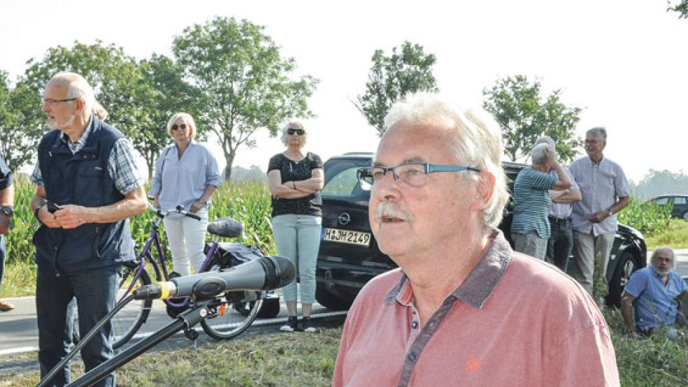 Tony Kofoet bedauert, dass die falsche Gedenktafel aufgestellt wurde.  © 
