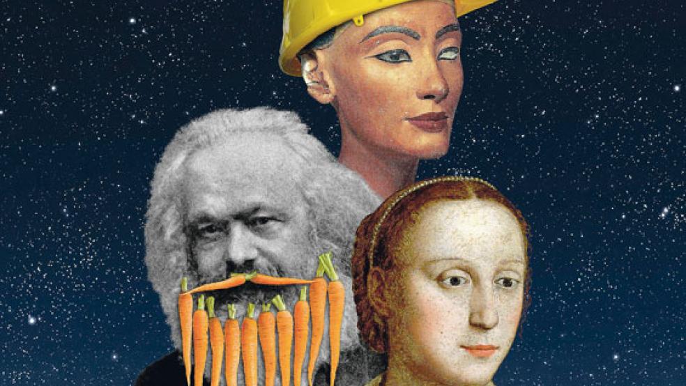 Mit dieser Collage werben die Volkshochschulen in Deutschland für das Jubiläum unter dem Motto »100 Jahre Wissen teilen«. © Foto: VHS