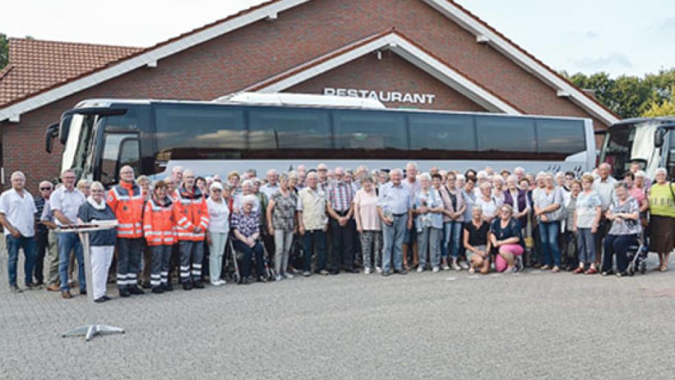117 Senioren fuhren mit. © Foto: Stadt Weener