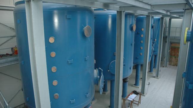 Wasserfilter noch nicht in Betrieb